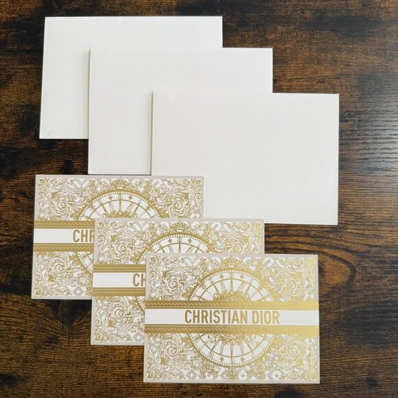 Dior Letter Set Card Stationary Greeting 2024 Holiday Gift Box - Picture 2 of 14